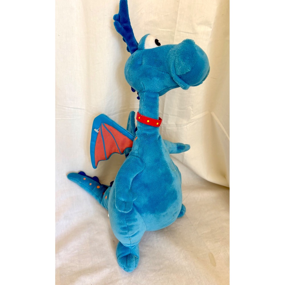 Disney Doc McStuffins Talking 14 Stuffy‎ the Dragon Blue Plush Stuffed Animal